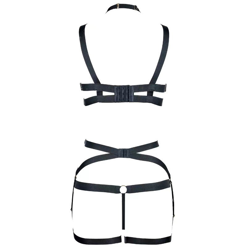 Mommy DOM Lace Up Bondage Bodysuit