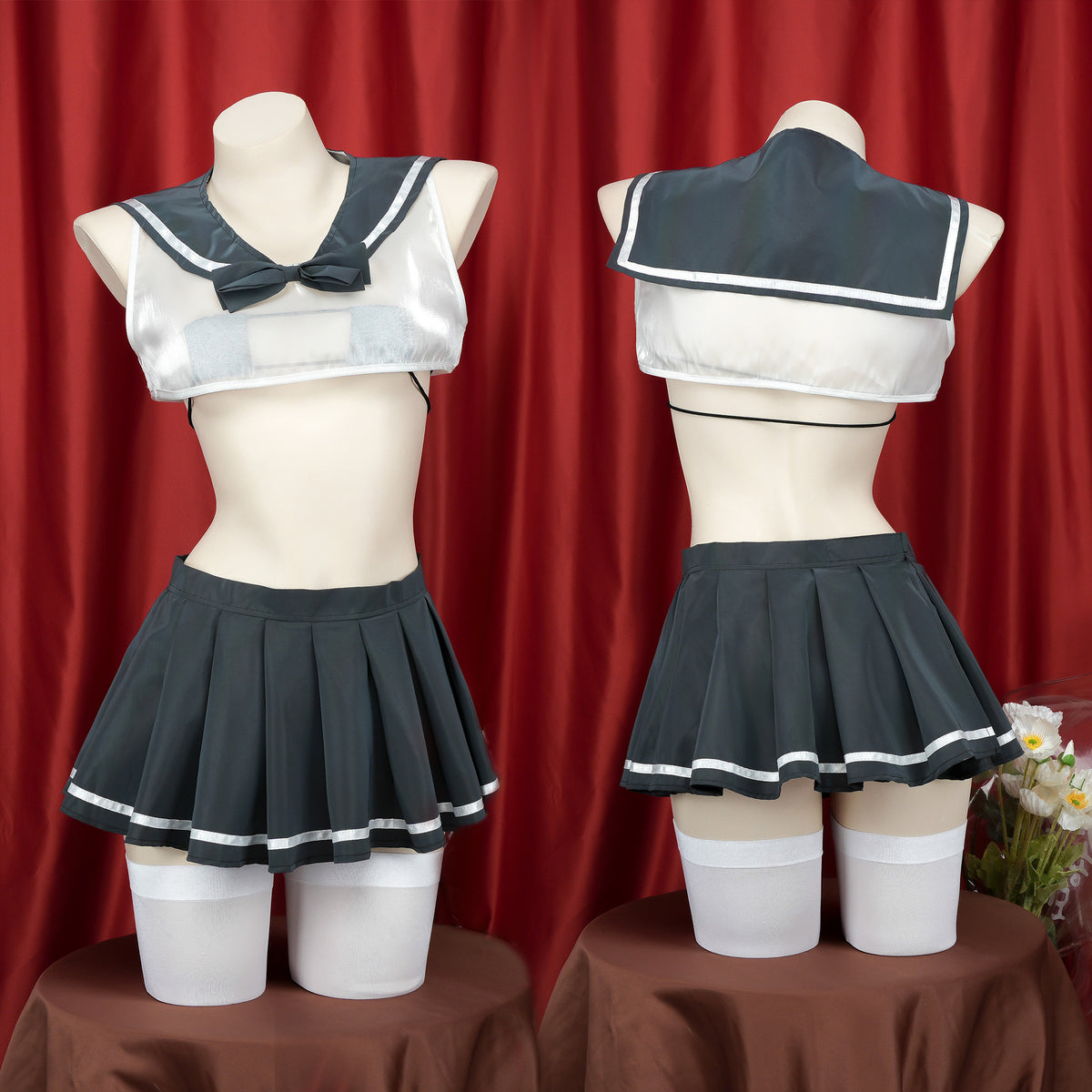 Daylight Refecting At Night School Girl Unifrom