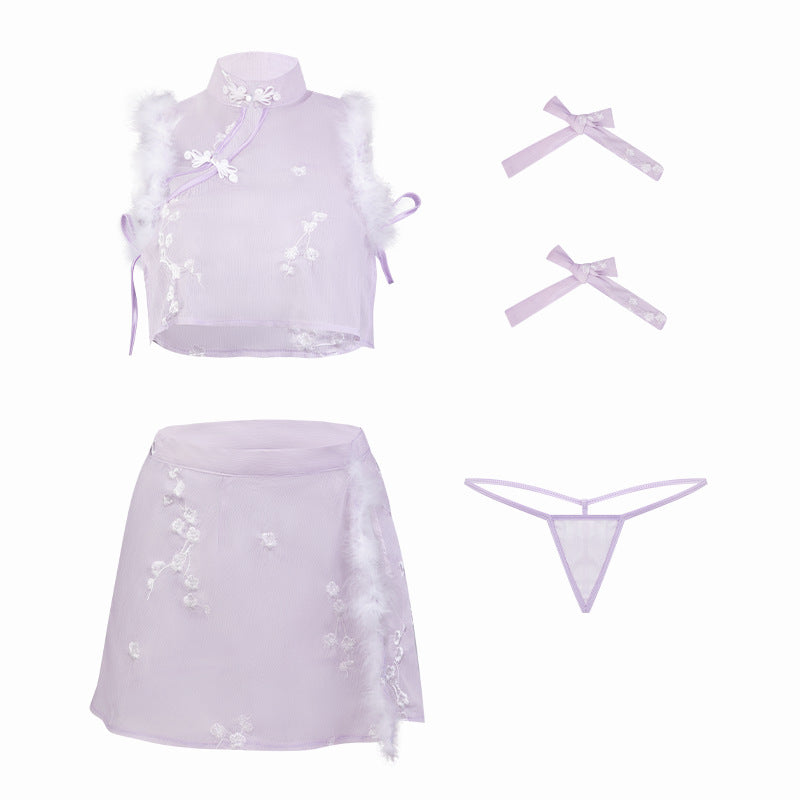 Lavender Japanese Maid Lingerie