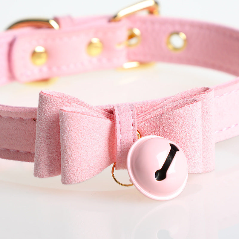 Anime Manga Cat Pink Collar Bell Choker