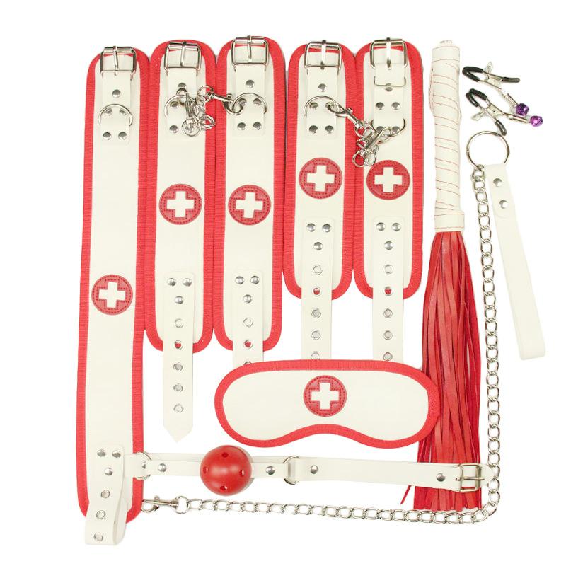BDSM Gear 7 PCS Set-Mistress restraints bed