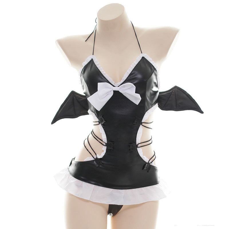 Kawaii Devil Art Swings Lingerie Set
