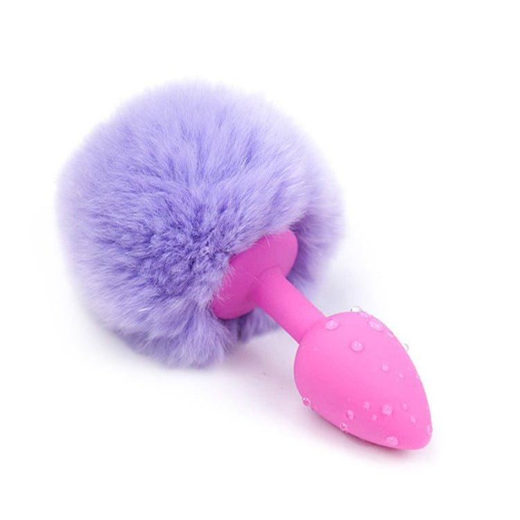 Silica Gel Butt Plug With Tail - Pet Girl