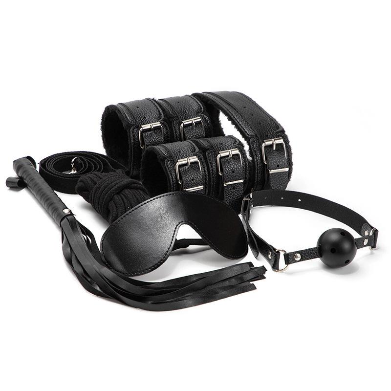 BDSM Gear 10PCS Set - Balltied & Wrapped Gagged