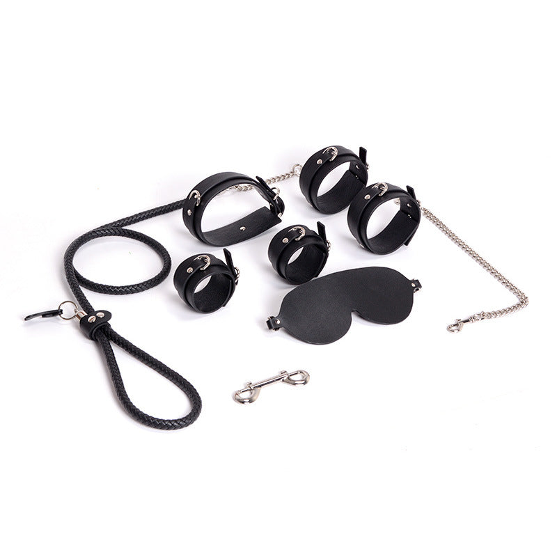 Sofyee BDSM Binding Bondage Leather-6 Piece Set