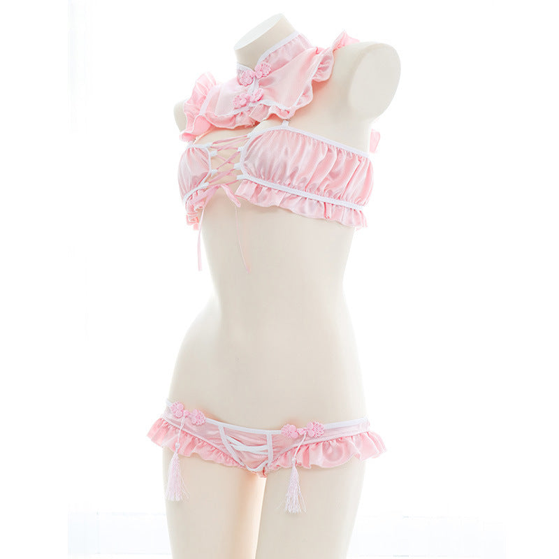 Sofyee Kawaii Sexy Anime Lolita Pink Set
