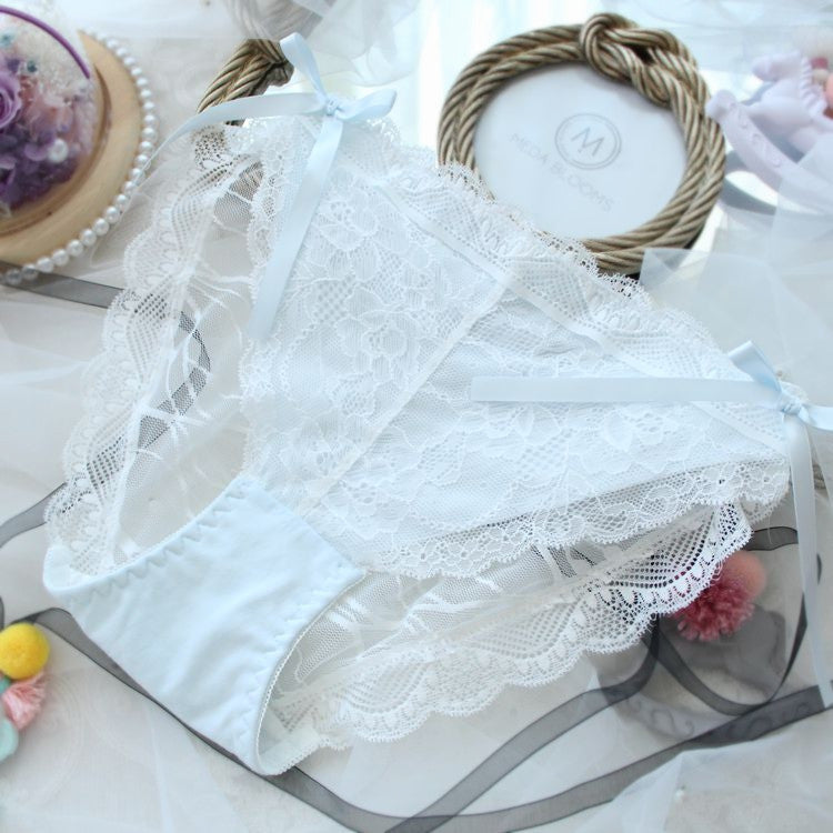 Sheer See Through Candy Color Lacy Cute Lace Sweetie Cheekie Panty