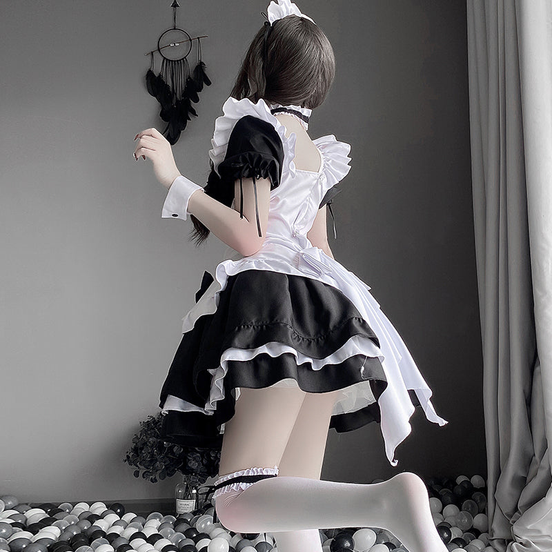 日本のセクシーなメイドドレスセット