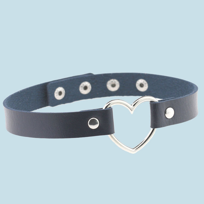 Heart Sweet Lavender Pearl Aesthetic Choker