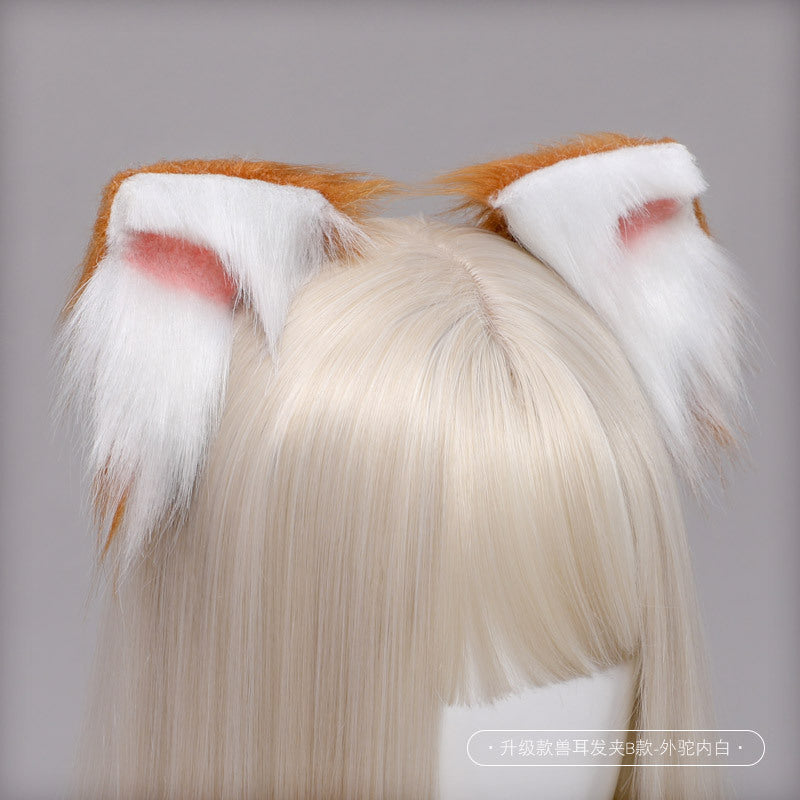 Cat Ear Furry Hair Pin