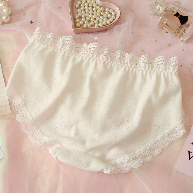 Lolita Sweet White Kiss Me Panty