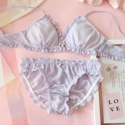 Pink Cartoon Pastel Lover Cute Sweetie Baby Bralette Set
