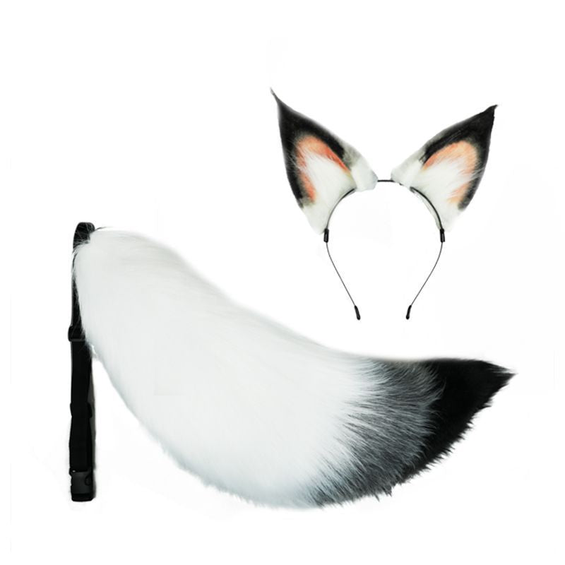 Anime Sexy Kawaii Fox Girl Headband Tail Set