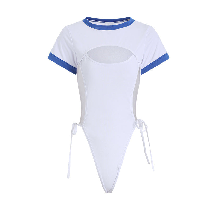 Sexy Anime School Girl Keyhole Swimsuit