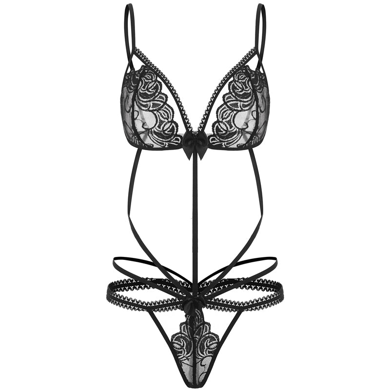 Sexy Lace Sheer Lingerie Set