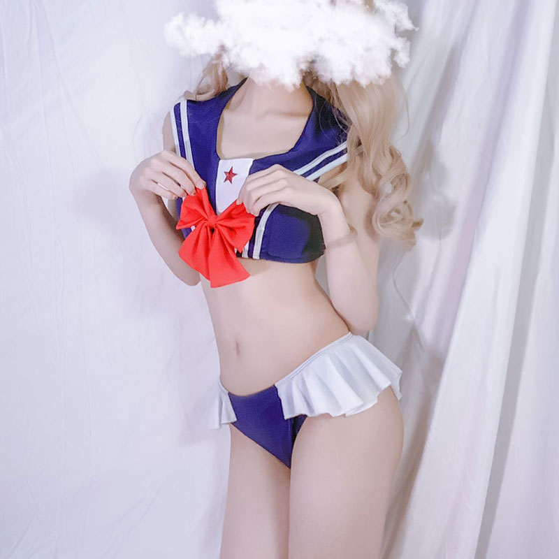 Japanisches Anime Sailor Moon Dessous-Set – Pink Kawaii Moon