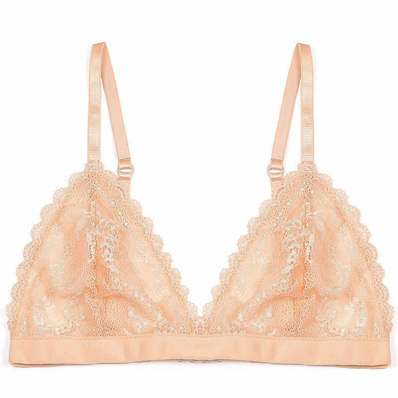 Eyelash Lace Comfy Bralette