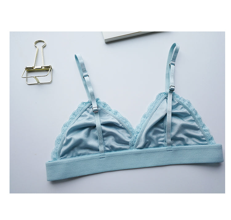 Einfach bequemes tiefblaues Bralette