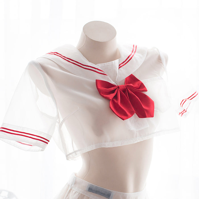 Japanese Cosplay School Girl Uniform-Bowknot