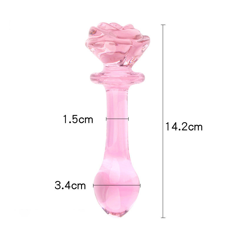 Rose Anal Glass