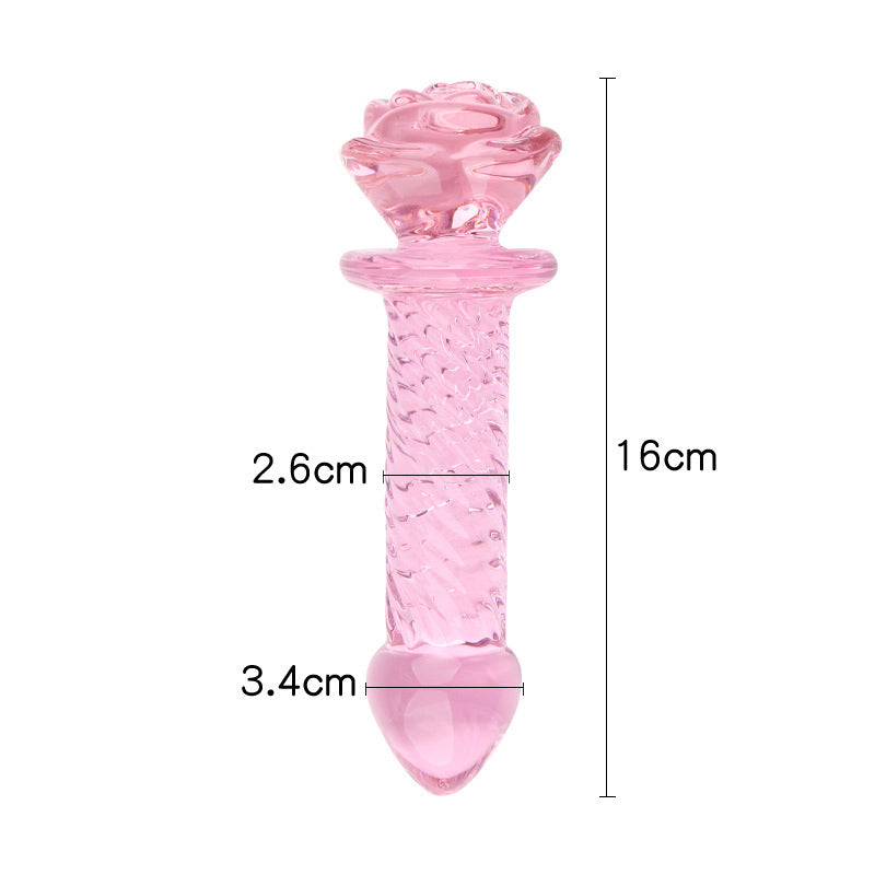 Rose Anal Glass