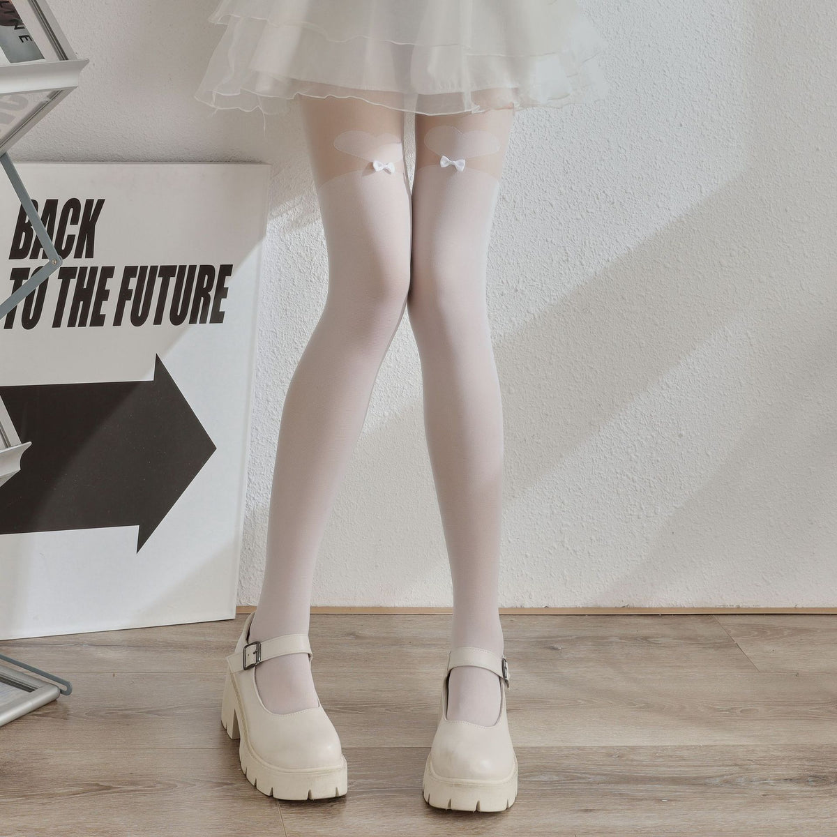 Lolita Lace Bow Anime Japanese Stockings