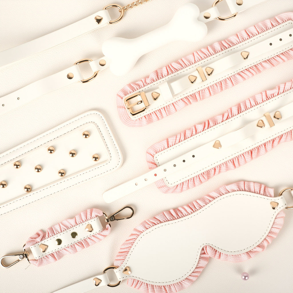 Kawaii Pink Angel Soft BDSM Lover Gothic Bondage Gears Zubehör 10-teiliges Set 