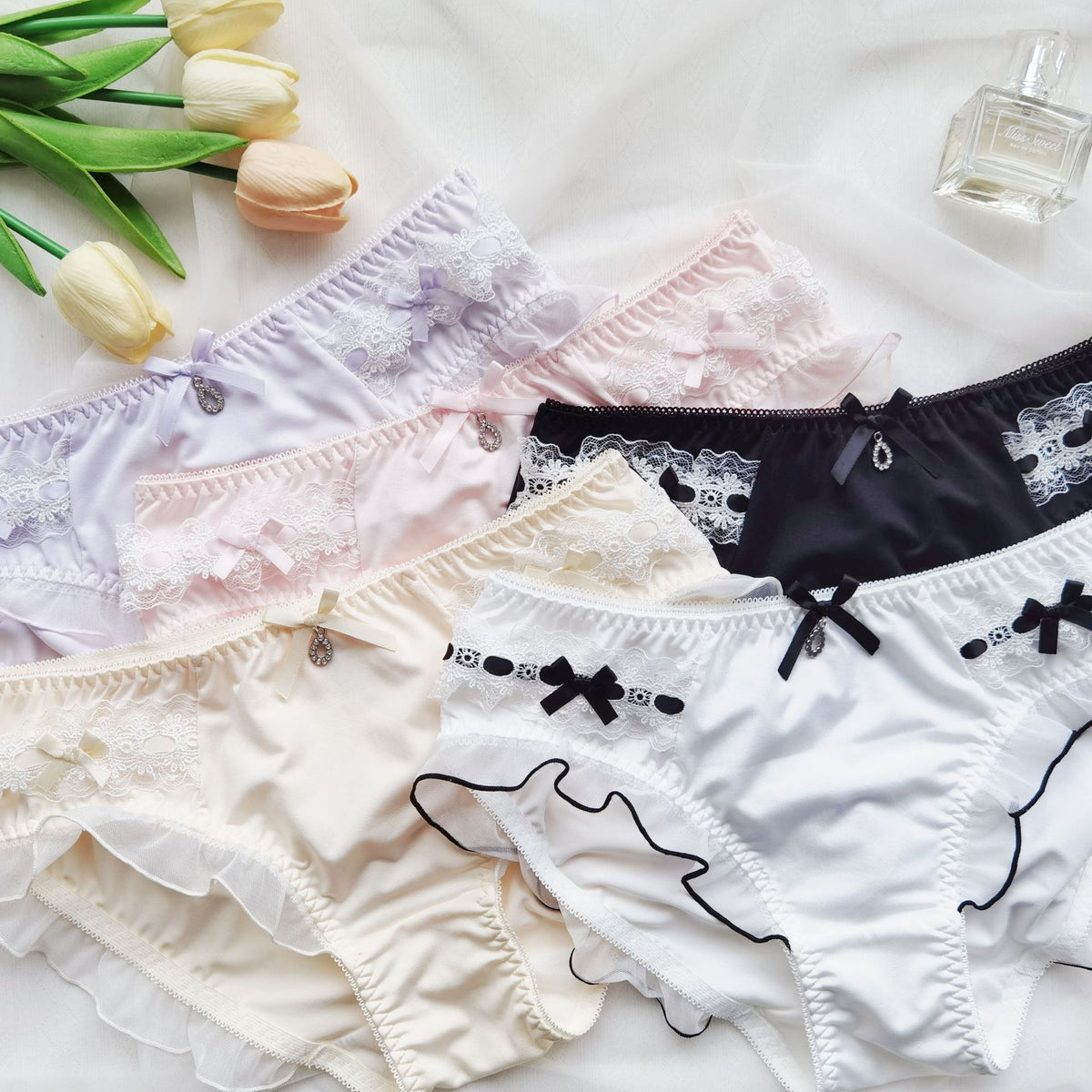 5pcs - Kawaii Japanese Panty Set