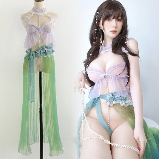 Sexy Flower Lolita  Dazziling Lingerie Set