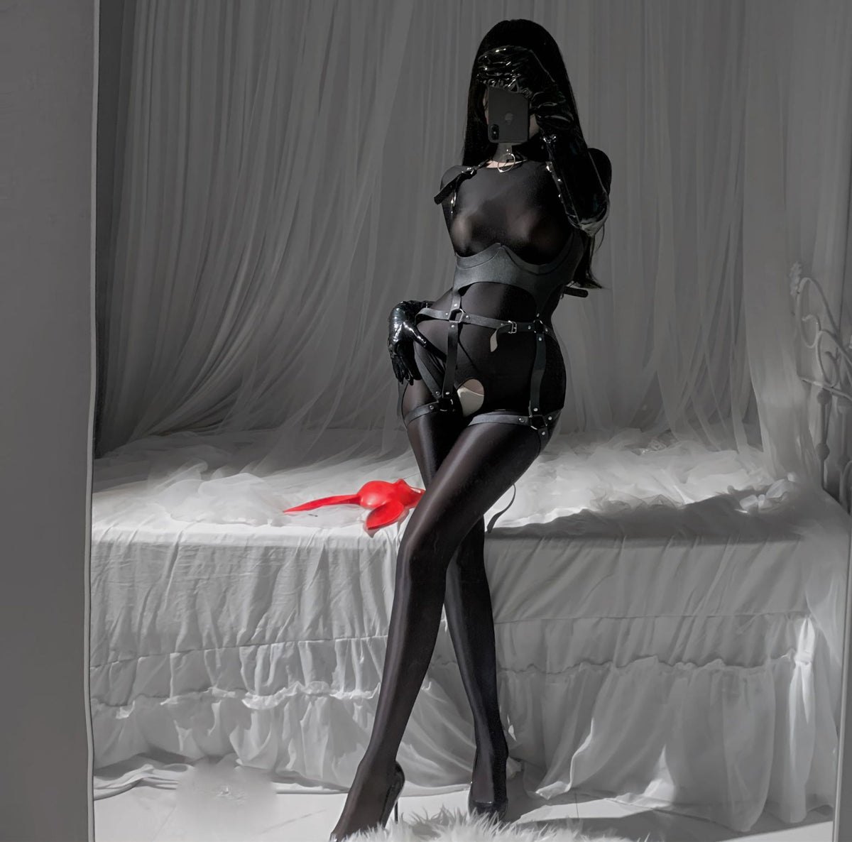 Bondage Bodystocking Set