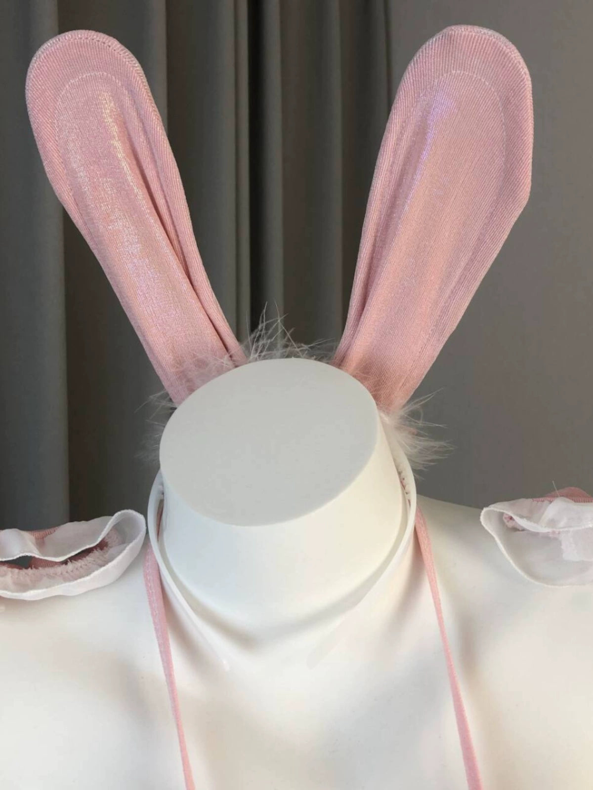 Pink Crotchless Japanese Anime Bunny Girl