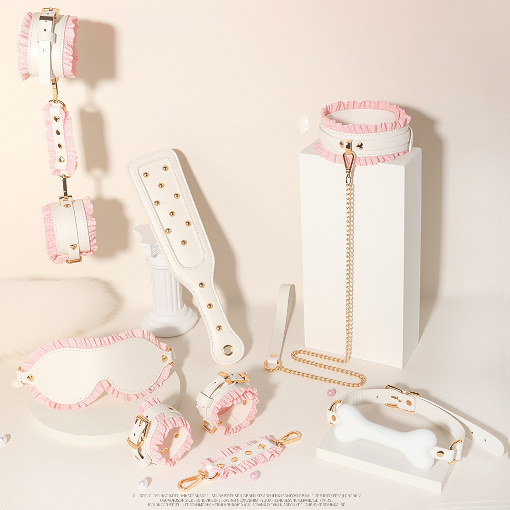 Kawaii Pink Angel Soft BDSM Lover Gothic Bondage Gears Zubehör 10-teiliges Set 