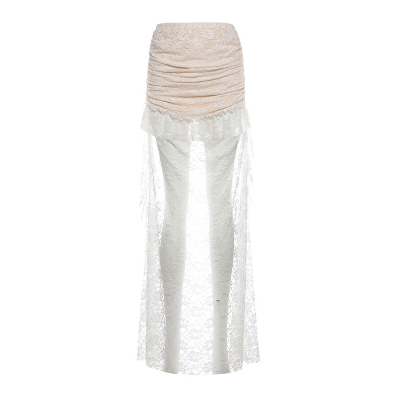Romantic Honeymoon Sexy Sheer White Bride