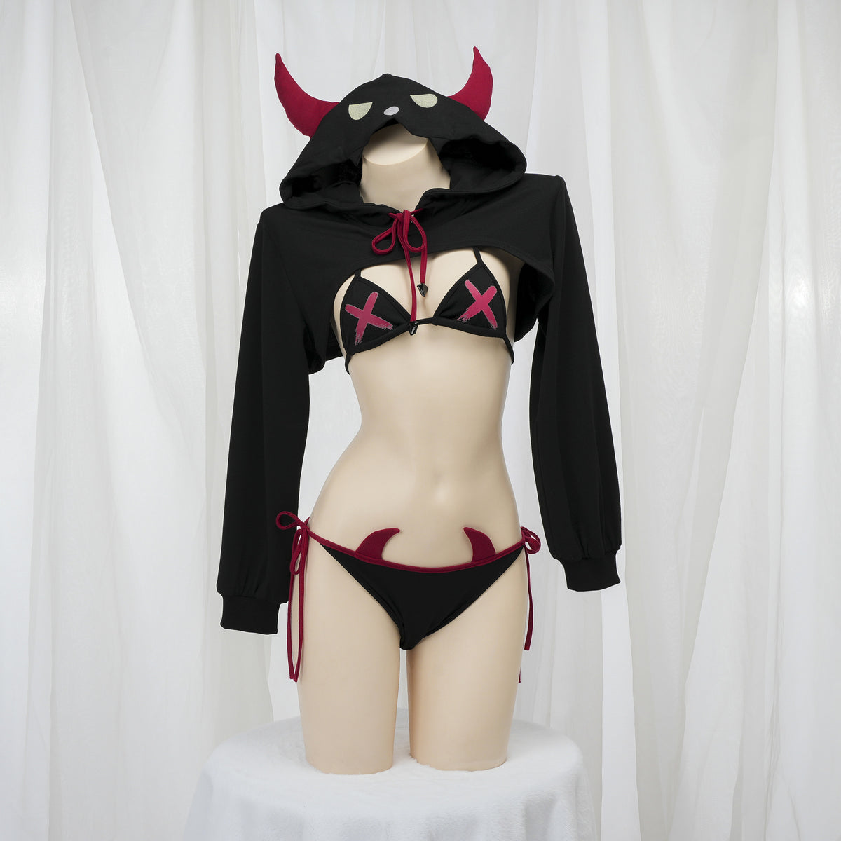 Japanese School Maid Devil Art Swings Lingerie