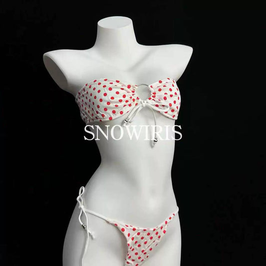 Anime Polka Dots Bikini Set