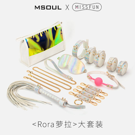 Rora handgefertigtes Leder-High-End-Sexy-Leder-BDSM-Set 