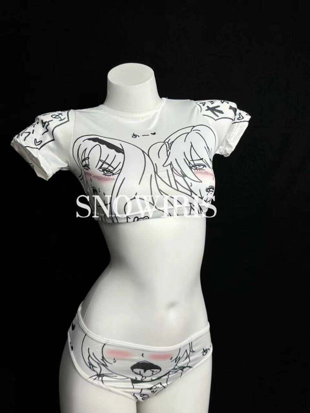 Ahegao Micro Bikini Tank Set