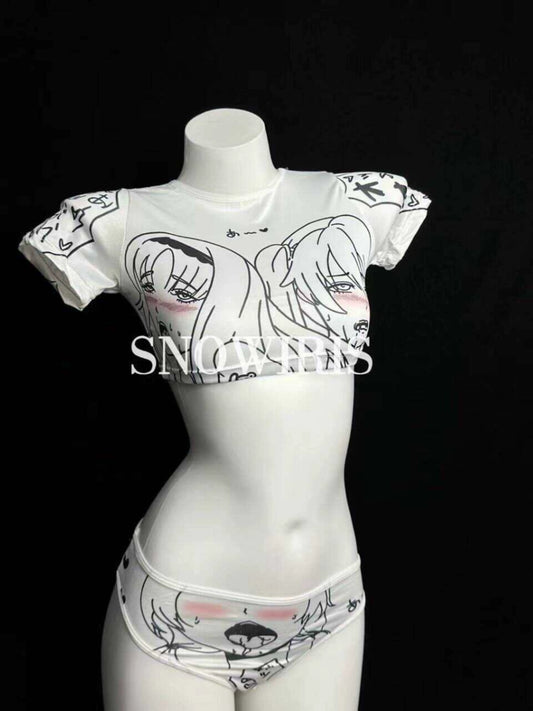 Ahegao Micro Bikini Tank Set