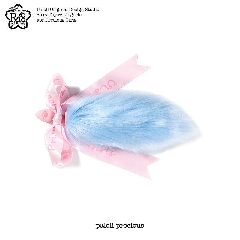 Girly Pastel Furry Anal Buttplug Tail