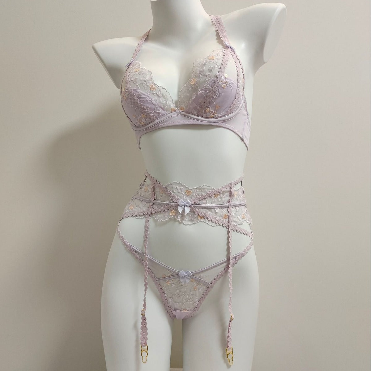 Skin Girl Flower Honeymoon Bralette Set