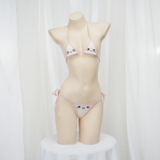 Japanese Kawaii Emoji Micro Bikini Set