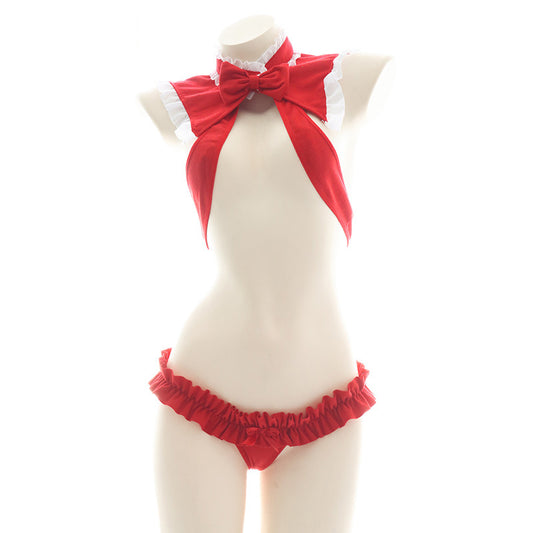 Sexy Kawaii Anime Shimapan Lingerie Set