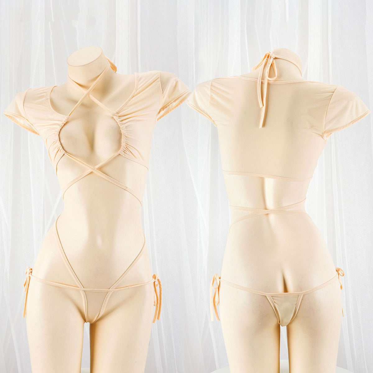 Cross Kawaii School Sexy Girl Bodysuit