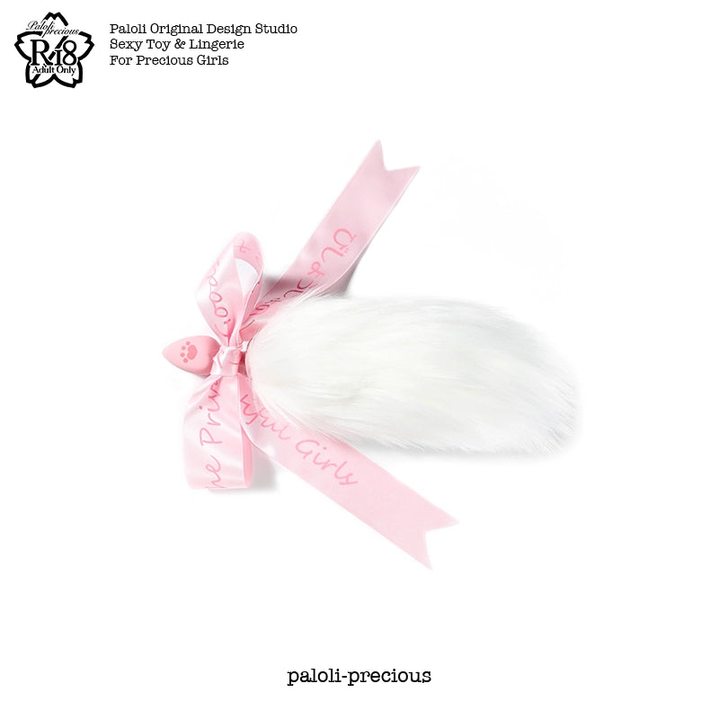 Girly Pastel Furry Anal Buttplug Tail