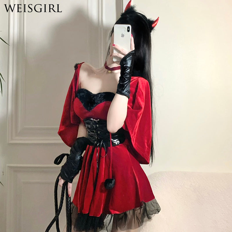 Halloween  Kawaii Devil Girl Set