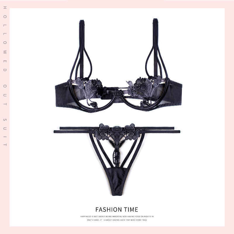 Seductive Wild Open Cup Bra Set