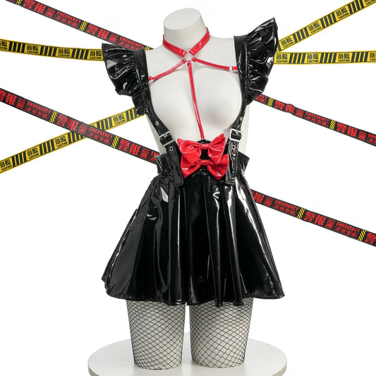 Reflecting Leather Open Cup Maid