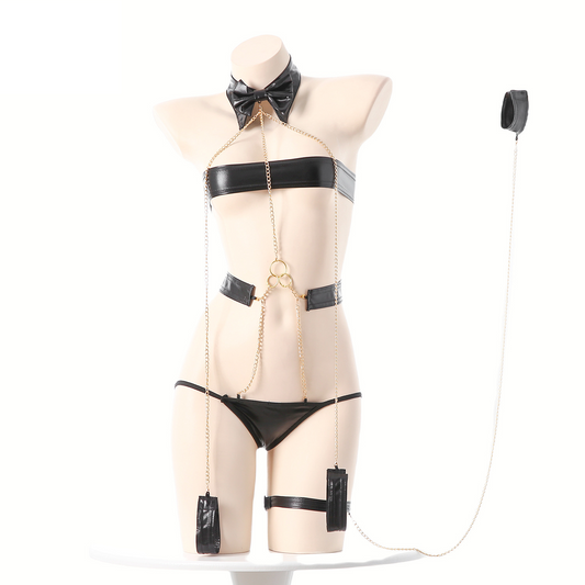 Bondage Set  With Choker Chain