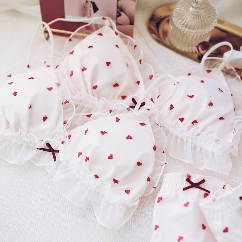 Beating Hot Love Kawaii Bralette Set