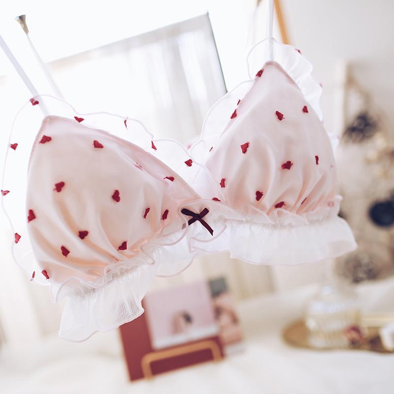 Beating Hot Love Kawaii Bralette Set